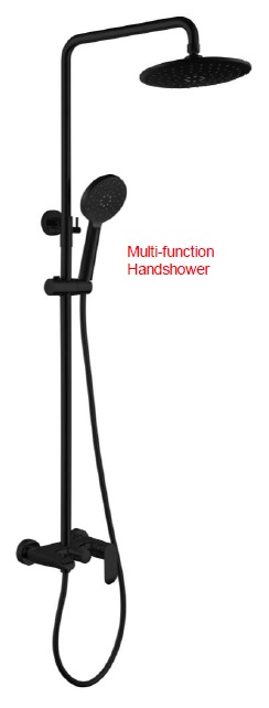 COSTA Rain Shower With Mixer CT-12000-BK